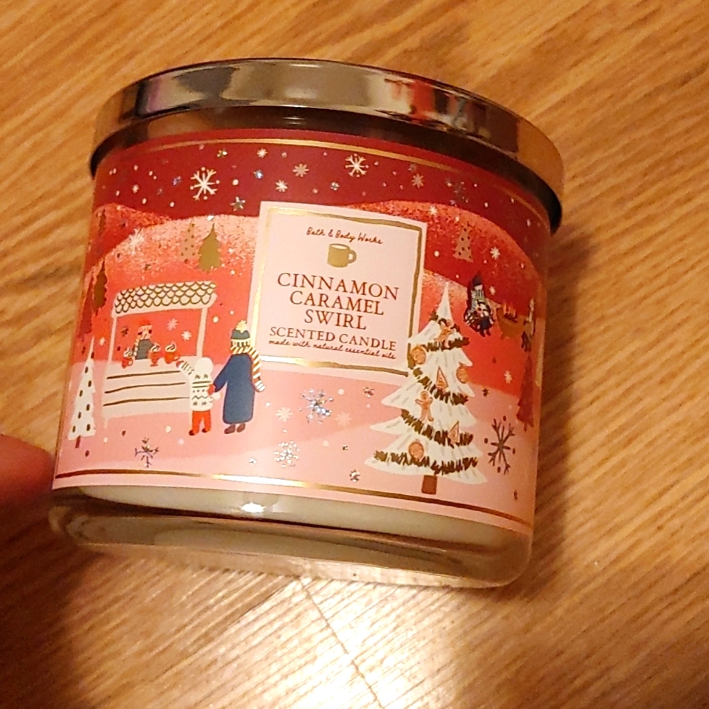 Cinnamon Caramel Swirl 3-Wick Candle